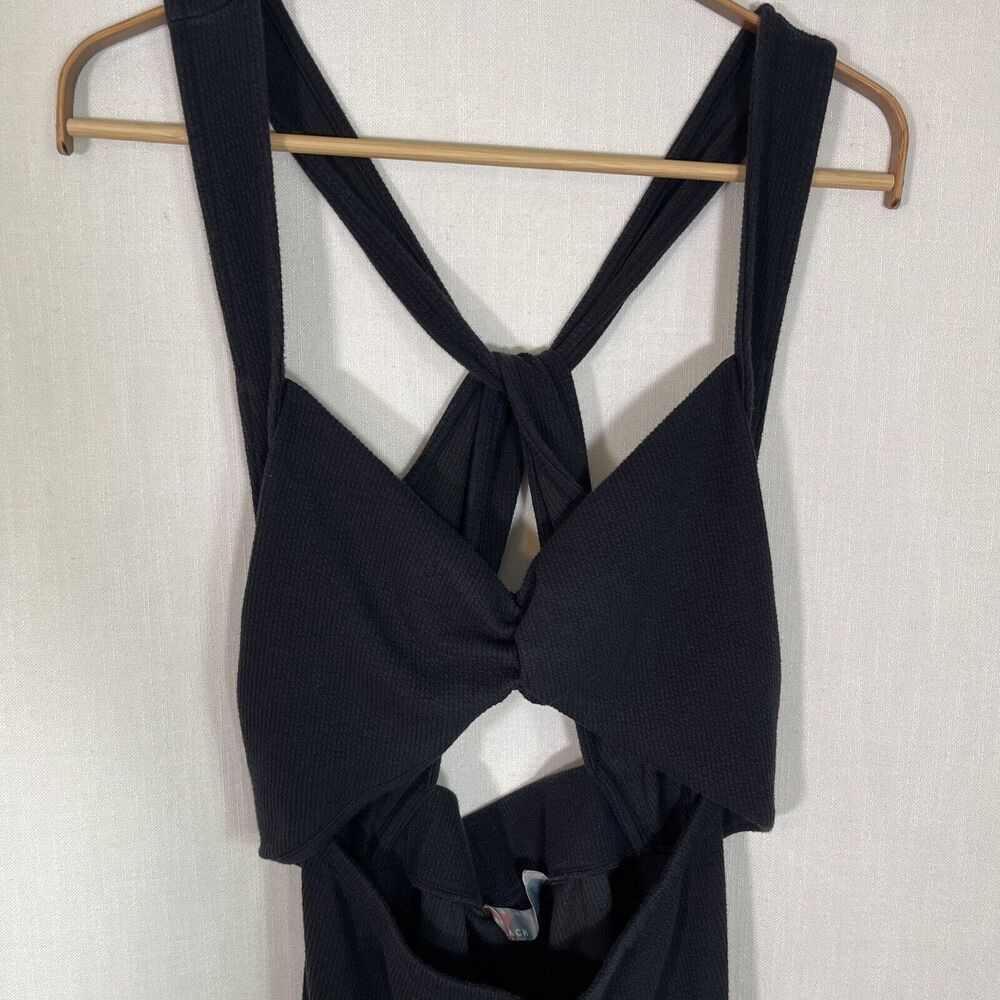 Free People Black Cutout Jumpsuit - Picture 4 of 10